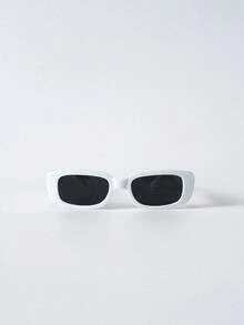 Tropiscape 时尚装饰小框眼镜，欧美方形复古彩色INS街头风时尚眼镜沙滩配饰女士眼镜太阳镜基础款秋冬女装商务休闲礼物沙滩秋季圣诞节冬季圣诞礼物