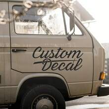Pegatinas de vinilo personalizadas / Pegatinas de letras de vinilo para tiendas y comercios / Pegatinas de señalización comercial personalizables / Para ventanas, puertas, coches, camiones, señales, actividades artísticas infantiles, pegatinas de pared - Multicolor - Ver 4