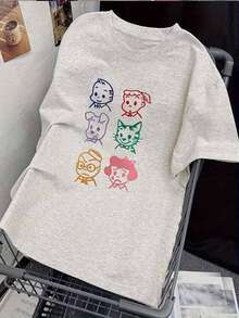 Women T-Shirts - 淺灰色 - 查看 2