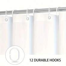 1/4 Pcs Grey & Pink Quote Shower Curtain Set With Bath Mat, Decorative Housewarming Gift, Modern Home Decor Bathroom Curtain & Mat 3 Pieces Set With 12 Shower Curtain Hooks, Suitable For All Seasons, Perfect Daily & Holiday Gift For Friends & Family