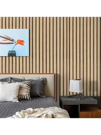 Roll Of Self Adhesive Retro Wood Grain Sticky Wallpaper, Removable Verlichting ed Veneer, Kitchen Binding, Living Room, Kitchen, Bedroom Furniture Renovation Wand ation, Wooden Home ation Paper Stickers Room view 2