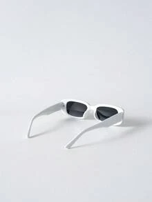 Tropiscape 时尚装饰小框眼镜，欧美方形复古彩色INS街头风时尚眼镜沙滩配饰女士眼镜太阳镜基础款秋冬女装商务休闲礼物沙滩秋季圣诞节冬季圣诞礼物