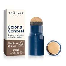 TRUHAIR Color & Conceal Waterproof Root Up Hair Color Concealer - Hair Cover Up Gray Coverage And Hairline Filling - 11 Hair Colors Available (Medium Brown) - Blonde - View 9