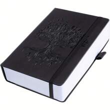 1 Stück A5 Lebensbaum Tagebuch Notizbuch, 366 nummerierte Seiten Journale zum Schreiben, Hardcover Notizbuch für Frauen Männer, 14,6 cm x 21,3 cm, für Arbeit Reise Büro Schule, Schulanfang