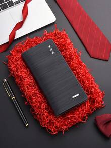 Men's Long Wallet, Fashion Clutch Wallet, PU Leather Long Wallet With Multiple Card Slots, Unisex Purse For Money/Cards/Coins/Tickets/ID, Travel Formal/Business Formal - Multicolor - View 4