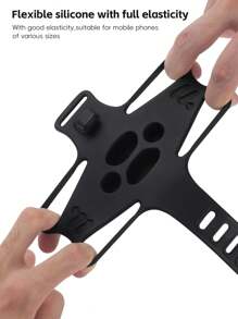 WEST BIKING Silicone Quick Disassembly Mobile Phone Holder Navigation Road Bicycle Electric Vehicle Takeaway Driver Mobile Phone Holder