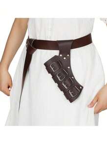 1 pieza Rana ajustable para espada medieval, funda de espada vintage de la Edad Media, rana para espada vikinga nórdica de caballero del Renacimiento para disfraz, fiesta y Halloween