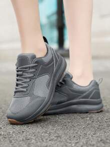 TACHUAN 1 Paar Damen Sportschuhe mit weiter Passform, breite Zehenbox, hoher Rist, rutschfeste Oxfordsohle, Laufschuhe
