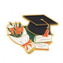 Graduation Season Student Cap Medals, English Letter Blessing Pins, Creative Adult Gift Hats, Backpack Decor Pins For Daily Wear, Back To School Blessing Pins - Multicolor - View 19