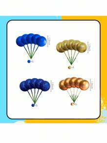 20 piezas Conjunto de decoración de pastel de cumpleaños bohemio, decoración de bolas de pastel rosa y azul, adecuado para decoraciones de pastel de cumpleaños, decoraciones de pastel de cumpleaños de hombres, decoraciones de pastel con tema de héroe, suministros de pastel DIY