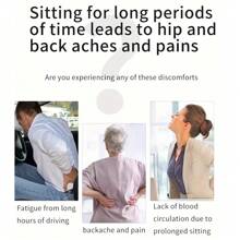 [Soft Support Cushion] Soft Support Seat Cushion, Backrest Cushion - Memory Core, Detachable And Washable Cover - Office, Car Driving, Home Decoration Cushion