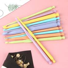 12pcs Colorful Crochet Hooks Knitting Tool Needles Metal Assorted Sizes 3.5mm, 4mm, 4.5mm, 5mm, 5.5mm, 6mm, 6.5mm, 8mm, 10mm, Random Colors