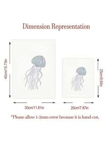 4 Pieces Ocean Wonders Wall Pictures Whale Shark Jellyfish Stingray Canvas Posters Summer Coastal Decor Hanging Paintings Nautical Themed Room Posters Kids Room Bedroom Wall Decoration No Frame