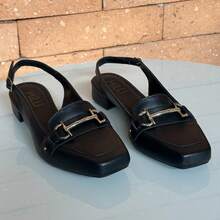 Mule With Heels Milli Elegance Comfort For Your Everyday Life Formal Elegant Perfect For Working Going Out Traveling - 黑色 - 查看 2