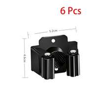 2/4/6/8//12 Pcs Broom And Mop Holder, Broom Holder Wall Mount, Heavy Duty Garden Tool Organizer Rack Rake And Shovel Handle, Stainless Steel Mop Hanger. Wall Mounted Utility Rack With Screws