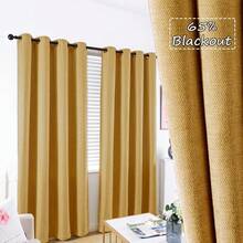 GRALI 90% Blackout Cortinas, Cortinas Térmicas Aislantes Frío y Calor, Tela Suave con Buena Caída, Turquesa Verde, 132 x 213 cm, 2 Paneles - Amarillo Mostaza - Ver 9