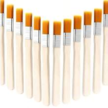 Multi-Purpose Nylon Bristle Brush, Paint Brush, Painting Brush, Wooden Handle Bristle Brush, Art Painting Brush, Oil Painting Brush, Nylon Brush