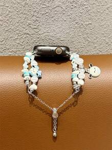 Sanrio Sanrio 1 peça de pulseira feminina New Puppy Bead compatível com 38/40/41/42/44/45/46/49 mm compatível com pulseira Ultra/Se10/9/8/7/6/5/4/3/2/1