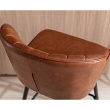 Chairus Barstools Kitchen Set Of 2 Counter Bar Stools Velvet High Stool Chair With Metal Legs - Brown - View 8