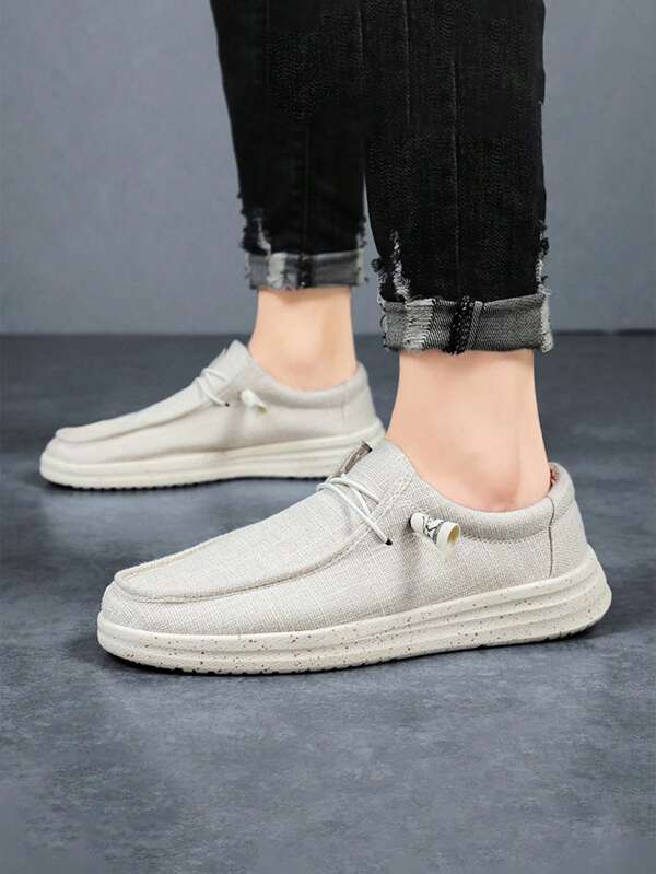 2025 Spring & Summer New Men's Business Casual Korean Style Shoes, Men's Breathable Mesh Slip-On Loafers, Driving Shoes (Loafers Run Small, Big-Footed Customers Suggested To Order One Size Up)