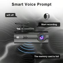 Cámara de salpicadero 4K para automóviles, cámara frontal de salpicadero 2160P, cámara de salpicadero 4K con control de aplicación, accesorios para automóviles con visión nocturna súper, sensor G, grabación en bucle, cámara para automóviles de 12V-24V, grabador de tráfico, mini cámara