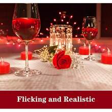 KOABY Tea Lights Candles LED Lights 12 Pack Warm White