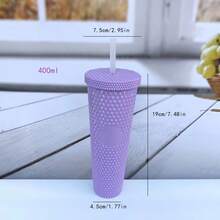 3PCS 1100ML+700ML+400ML Durian Shape Cup Set, Large Capacity Cups With Lids & Straws, Practical & Aesthetically , Suitable For Travel, Outdoor, Camping, Fitness, Office, Ideal For Holidays, Birthday, Anniversary Gifts - Multicolor - View 16