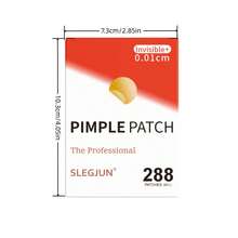 288片星形水胶体祛痘贴，透明贴片，易撕切割线设计，遮瑕贴，温和护肤