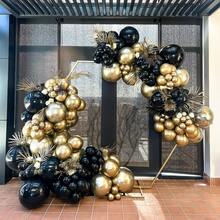 1 chân đế phông nền hình vòm vàng, khung kim loại hình lục giác, bóng bay, đồ trang trí nhà cửa, khung hoa thích hợp cho lễ cưới, tiệc sinh nhật, tiệc chia tay cuộc sống độc thân, kỷ niệm, đạo cụ chụp ảnh, trang trí phông nền đám cưới, khung phông nền tiệc - Vàng - Xem 5