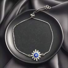 10pcs Alloy Zirconia Dainty Butterfly Blue Eye Bracelet Jewelry Pendant Charms For DIY Necklace Bracelet Jewelry Making Accessories