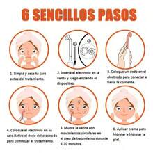 Máquina Terapia Piel Alta Frecuencia Electroterapia - Blanco - Ver 6