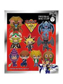 Crunchyroll 1PC Officially Licensed 3D  Yugi Dark Magician Game Character Series Keychain Mystery Blind Bag Random One Character Includes Hidden Other Characters Surprise Bag Car Key Cell Phone Charm Creative Backpack Clothing Decorations Desktop Ornaments Christmas Halloween Birthday Surprise Gift For Family And Friends - Multicolor - View 3