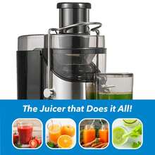 Fohere Juicer Machines, 3" Wide Mouth Juicer Extractor, For Vegetable And Fruit With 3-Speed Setting, 400W Motor, Easy To Clean - US A Type Plug(110-127V) - View 4
