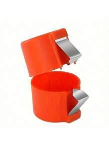 3/1 pièce Séparateur de coquille d'œuf en acier inoxydable - Épluchage rapide et séparateur de jaune, accessoire de cuisine et de pâtisserie durable avec poignée jaune facile à saisir et fonction d'ouverture rapide de la coquille