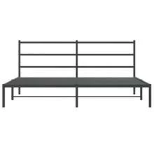 Bed Frame Black Powder-Coated Steel King Metal Bed Frame-1210 - Multicolor - View 5