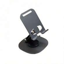 "360° Rotating Metal Phone Stand For Desk - Adjustable Heavy-Duty Cell Phone Holder With Anti-Slip Base For Phones & All Smartphones - Perfect For Office, Home, Kitchen, Online Learning, Video Calls & Hands-Free Viewing - Durable Desktop Mount For Tablets & E-Readers - Enhances Productivity & Entertainment With Optimal Viewing Angles" Compatible With IPhone, Android Phone, Gift For Birthday, Family, Friends Phone Accessories