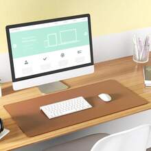 KTRIO Large Gaming Mouse Pad With Superior Micro-Weave Cloth, Extended Desk Mousepad With Stitched Edges, Non-Slip Base, Water Resist Keyboard Pad For Gamer, Office &Amp; Home, 31.5 X 11.8 In, Black - Coffee Brown - View 6