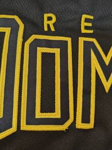 Men'S Dominican #13 Black Baseball Jersey, 100% Polyester V-Neck Knit Fabric T-Shirt, Embroidered Letter & Number Design, Short Sleeve, Loose Fit For Sports, Party, Casual Wear - Universal Adult Sports Top - Black - View 7