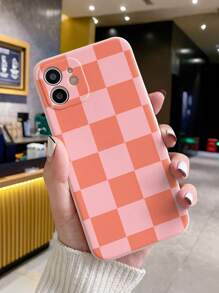 Funda de teléfono a prueba de caídas con patrón a cuadros y perforada, compatible con iPhone 14, iPhone 14 Pro, iPhone 14 Pro Max, iPhone 13, iPhone 13 Pro, iPhone 13 Pro Max, iPhone 11, iPhone 11 Pro Max, iPhone 12, iPhone 12 Pro, iPhone 12 Pro Max, iPhone XR, iPhone 7/8/GS, iPhone XS, y aplicable a iPhone 15, iPhone 15 Pro, iPhone 15 Pro Max, iPhone 16, iPhone 16 Pro, iPhone 16 Pro Max