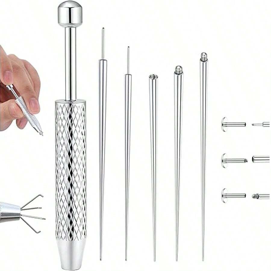 Piercing Tapers & Ball Gripping Tools For Jewelry Change 16G, 18G | Threadless/Internally/Externally Threaded Expansion Kits | Multi-Piercing For Ear, Nose, Navel, Lip, Brow & Tongue