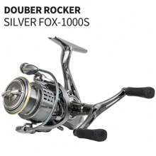 BILLINGS Spinning Fishing Reel,1000/2000/3000 Series Metal Shallow Spool,Max Drag 8KG,Metal Single&Double Rocker To Choose From,5.2:1 Gear Ratio Suitable For Saltwater Freshwater Fishing