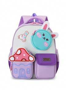 Kindergarten Schoolbag Female Small, Medium And Large Class Boys Light Weight Loss And Spine Protection Children 3-6 Years Old Cartoon Cute Shoulder Back