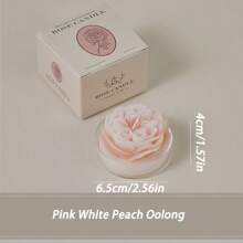 Rose Flower Shaped Scented Candle,Handmade Aroma Soy Wax Decorative Candle For Table Photo Prop Birthday Gift,Prefect For Meditation Stress Relief Mood Boosting Bath Yoga