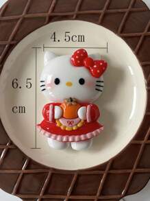 Sanrio Imán de nevera de Sanrio dibujos animados Hello Kitty, de estaño, tablón de anuncios magnético decorativo de resina 3D, imán adhesivo de gato, apto para decoración, uso diario, pequeños regalos de fiestas.