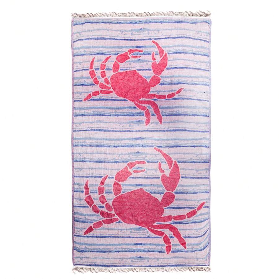 Made In Turkey Peshtemal Beach Towel – Lightweight Turkish Towel – 100x180 Cm – Soft, Quick Dry, Compact – For Beach, Bath, Spa & Everyday Use - Hot Pink - View 1