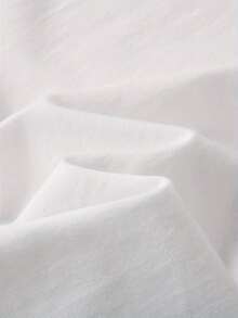 100% Cotton T-shirt | Shipped from Mexico | High-quality breathable fabric | Women's black and white loose short-sleeve printed cotton Black T Shirt With Bow Design |Machine Washable|Crew Neck Casual Sport Top|Comfortable and Trendy Fashion| - Blanco - Ver 5