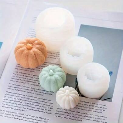 1pc Halloween Pumpkin Silicone Mold, Suitable For Handmade Decorations And Crafts