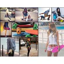 Podstawowa deskorolka 4-kołowa dla początkujących - Królewski Niebieski - Zobacz 4