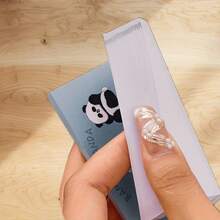 4 piezas de notas adhesivas con diseño de panda adorable - Notas adhesivas prácticas para el escritorio y la oficina, blocs de notas de oficina muy atractivos, útiles escolares, de vuelta a la escuela - Multicolor - Ver 4