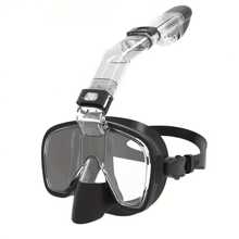 Underwater Snorkeling Half Face Face Swimming Mask Set Scuba Diving Respirator Masks Anti Fog Safe Breathing For Adult